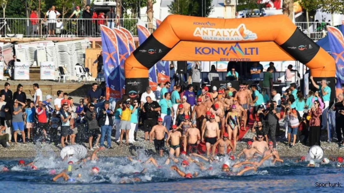Konyaaltı'nda yüzme yarışı heyecanı başladı