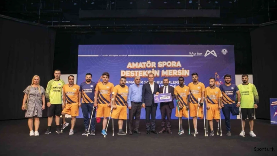 Mersin Büyükşehir Belediyesinden amatör spora destek