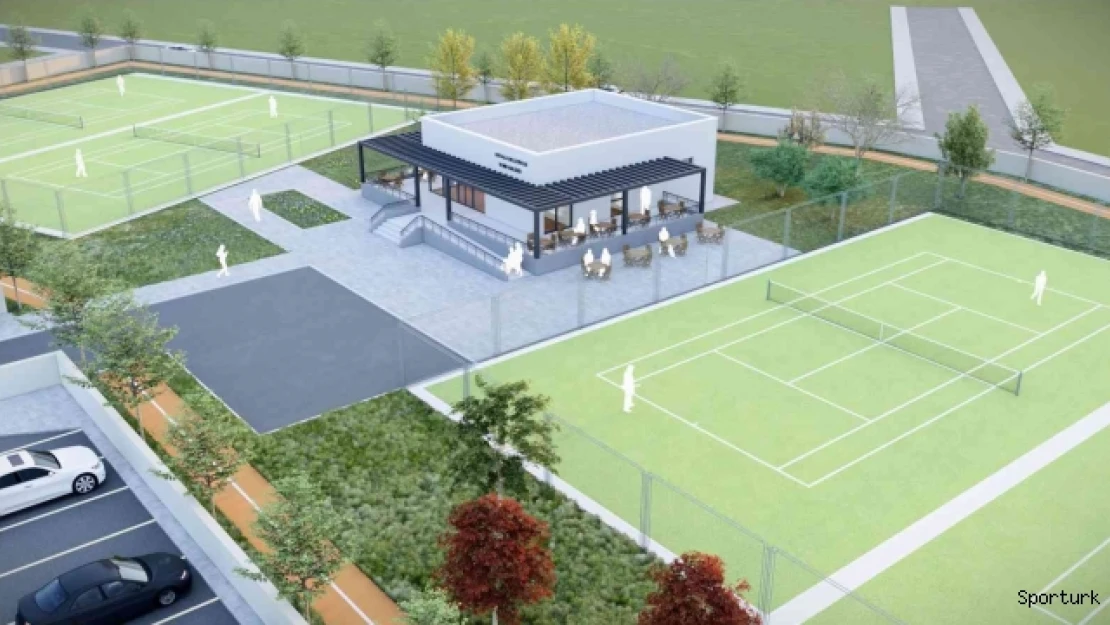 Ortaca'ya 4 adet tenis kortu