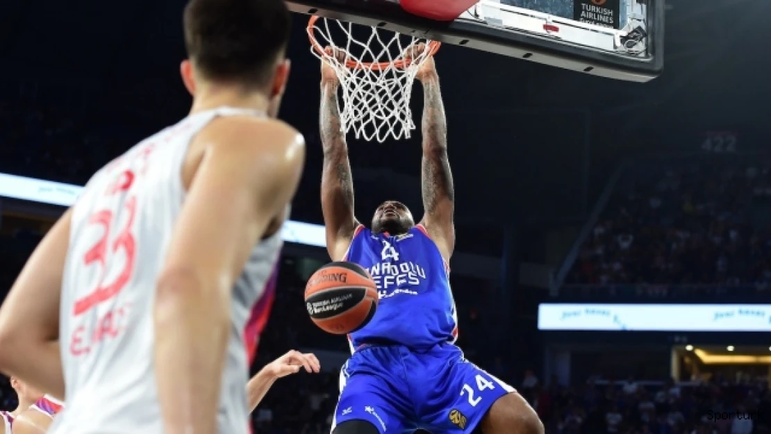 THY Euroleague: Anadolu Efes: 72 - Kızılyıldız: 59
