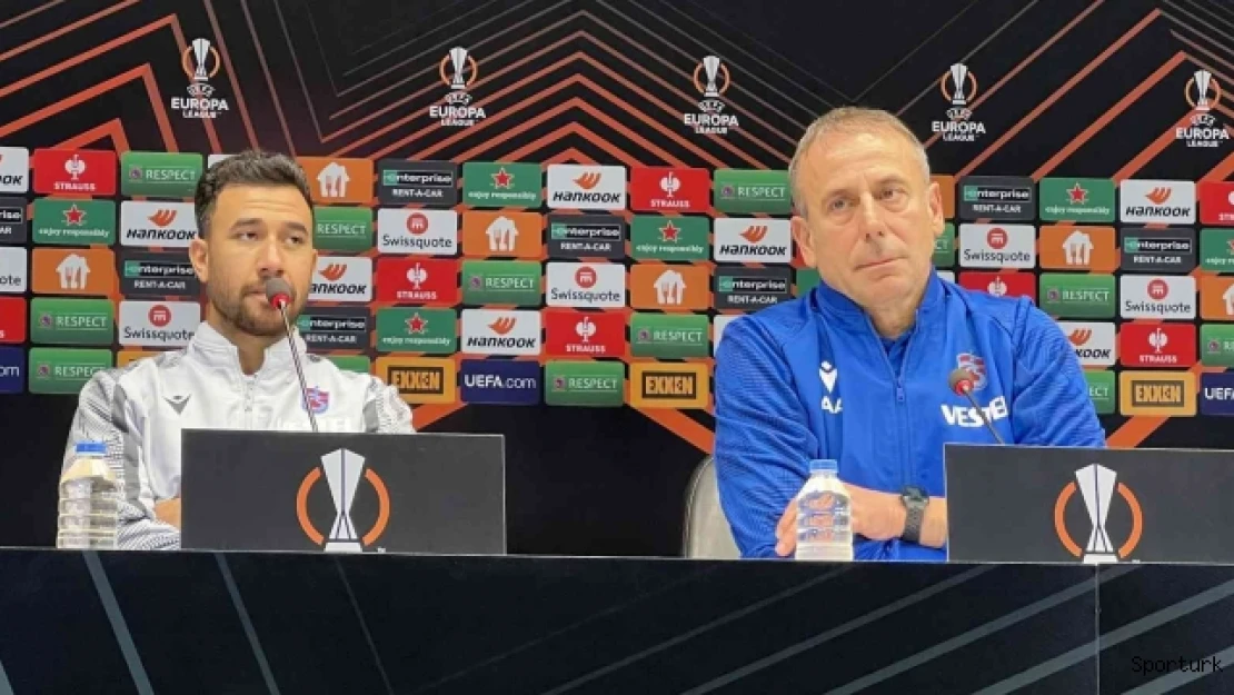 Abdullah Avcı: "Öncelikle Ferencvaros maçını cebimize koyup 9 puana ulaşmak istiyoruz"