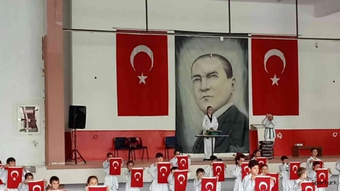 Bozüyük'te taekwando branşı 3' üncü dönem kuşak sınavı yapıldı