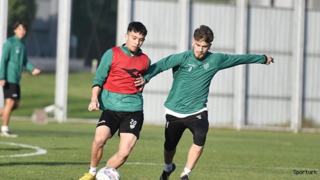 Bursaspor'da Düzcespor maçı hazırlıkları devam ediyor