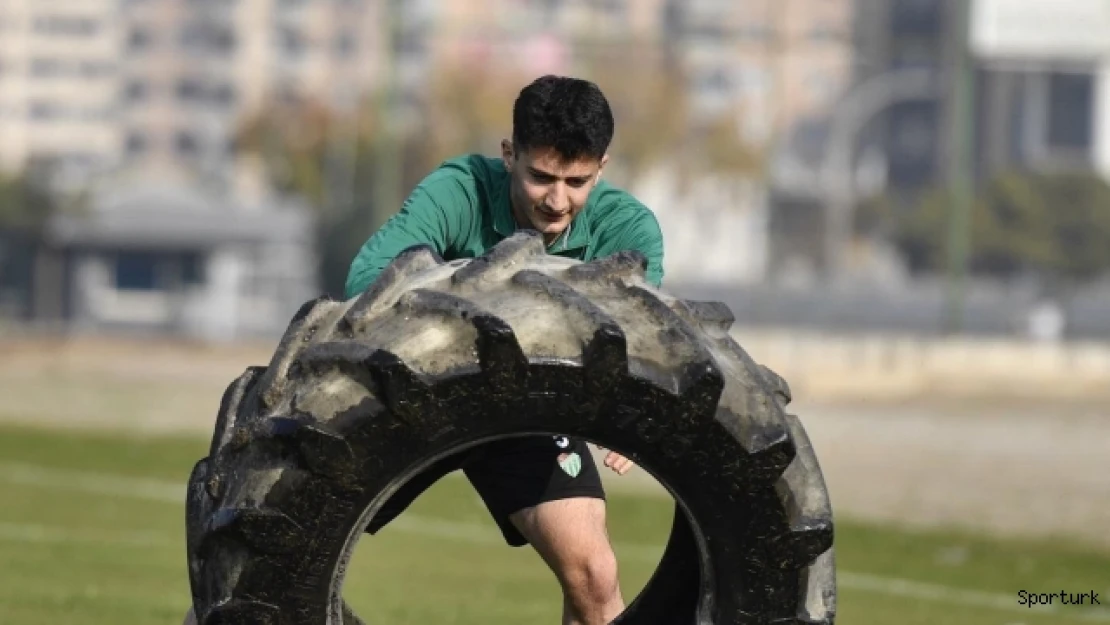 Bursaspor'dan dikkat çeken antrenman