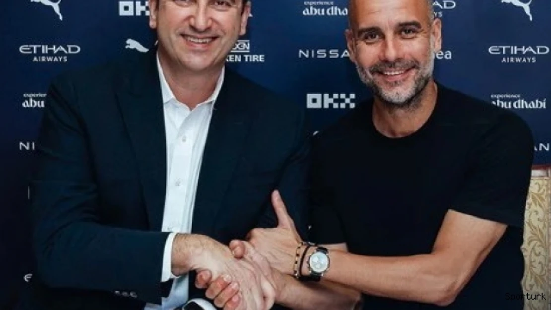 City, Guardiola'nın sözleşmesini 2025 yılına uzattı