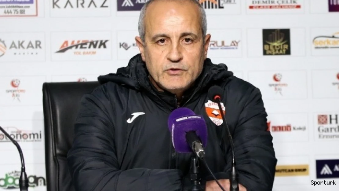 Eyüp Arın: &quotErzurumspor'un deneyimli ayakları bizim maçı kaybetmemize neden oldu"