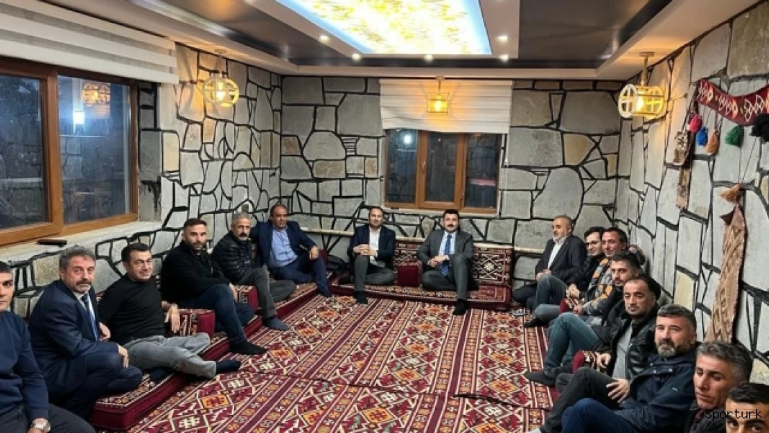 Kaymakam Karali'ye teşekkür ziyareti