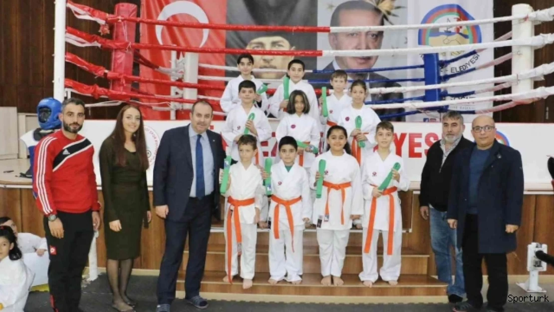 Körfez'de 200 sporcuya yeni kuşak