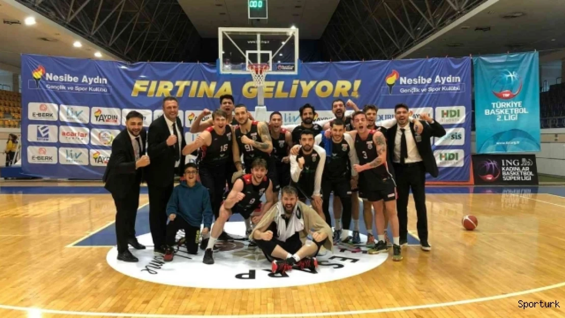 Nazilli Belediyespor basketbol takımı ilk deplasman müsabakasından galip ayrıldı