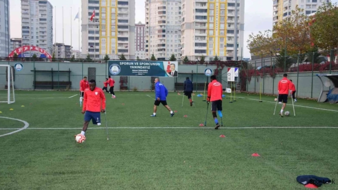Şahinbey Ampute Takımı'nın hedefi Türkiye Kupası