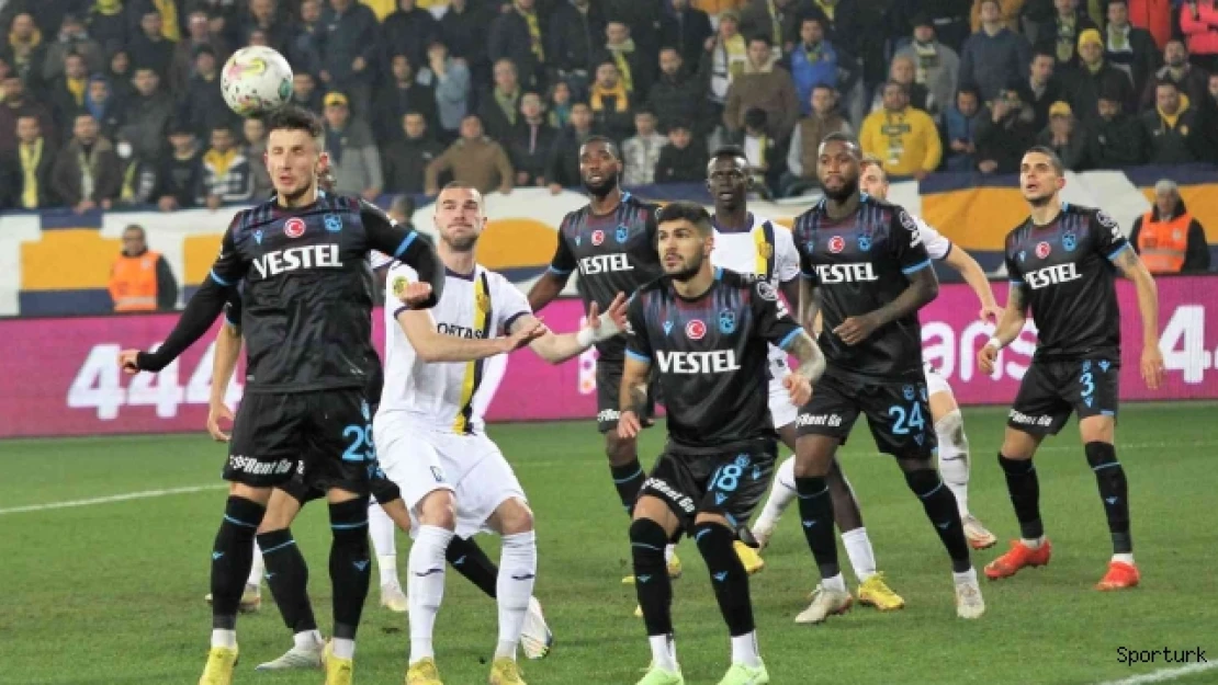 Spor Toto Süper Lig: MKE Ankaragücü: 1 - Trabzonspor: 1
