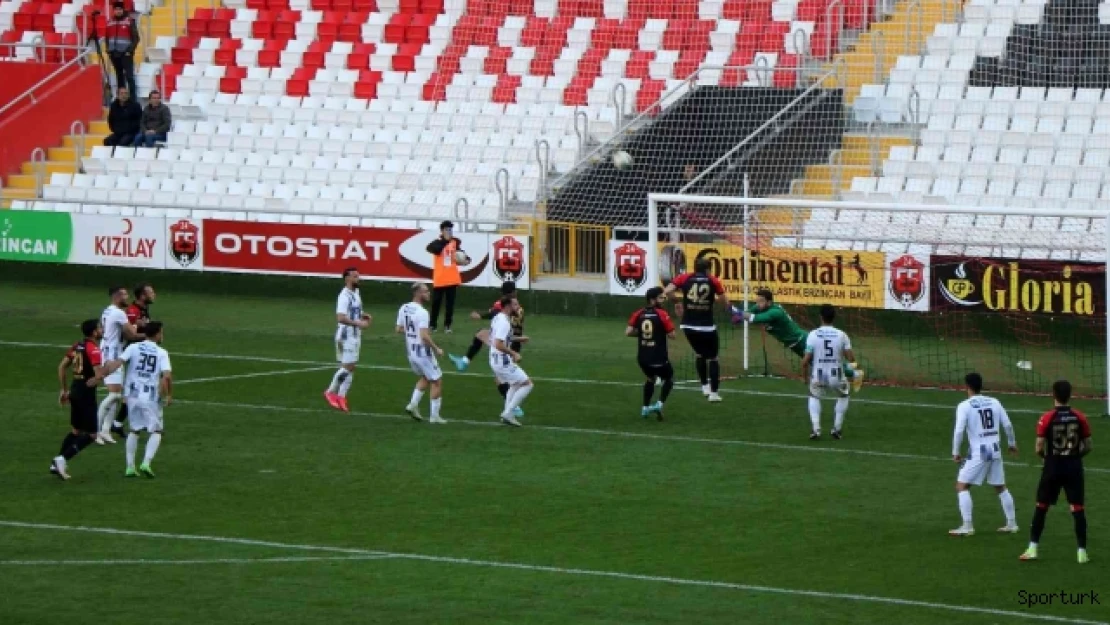 TFF 2. Lig: 24Erzincanspor: 1 - Sivas Belediye Spor: 1