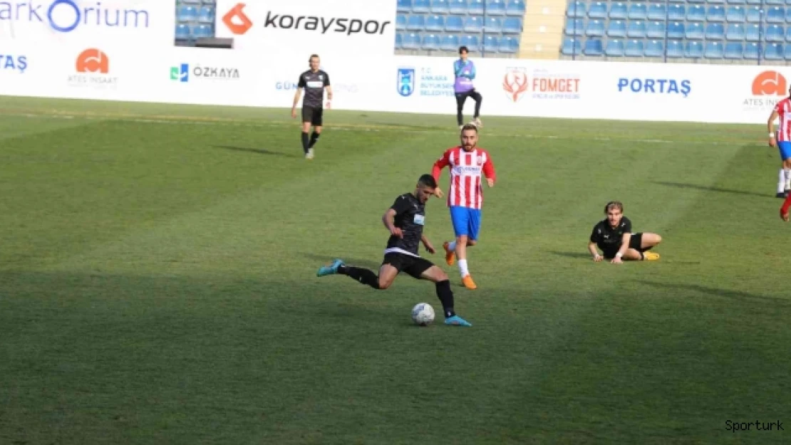 TFF 3. Lig: Çankaya FK: 1 - Efeler 09 SFK: 1