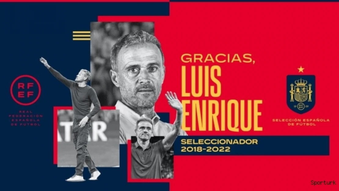 2022 FIFA Dünya Kupası'na Son 16 Turu'nda veda eden İspanya'da, Teknik Direktör Luis Enrique ile yolların ayrıldığı açıklandı.