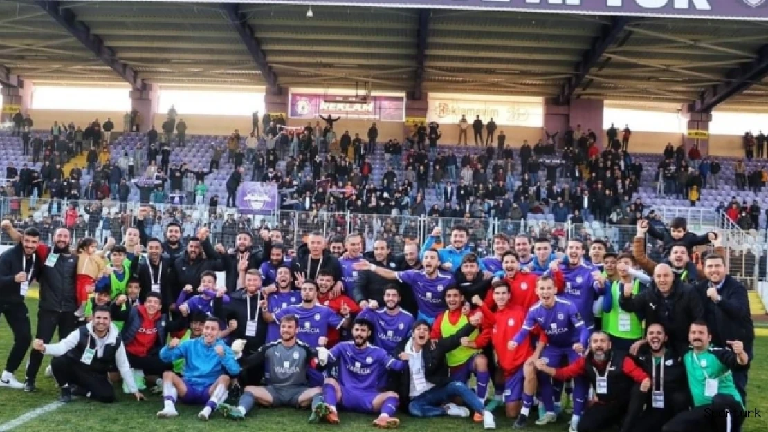 Afyonspor ligde üst sıralara tırmanmayı başardı