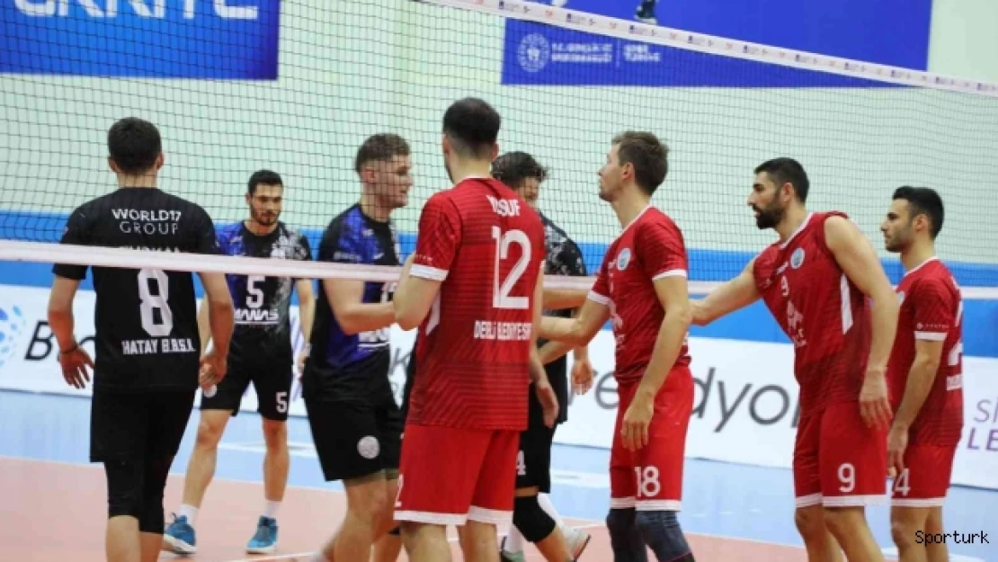 Efeler Ligi: Develi Belediyespor: 1- Hatay Büyükşehir Belediyespor: 3