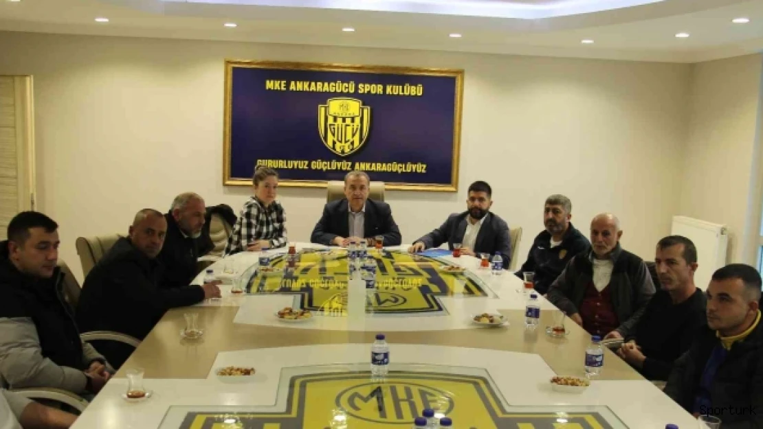 MKE Ankaragücü, tesislerde taraftar gruplarını ağırladı