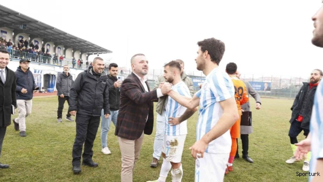 Sincan Belediyespor taraftarını sevindirmeye devam ediyor