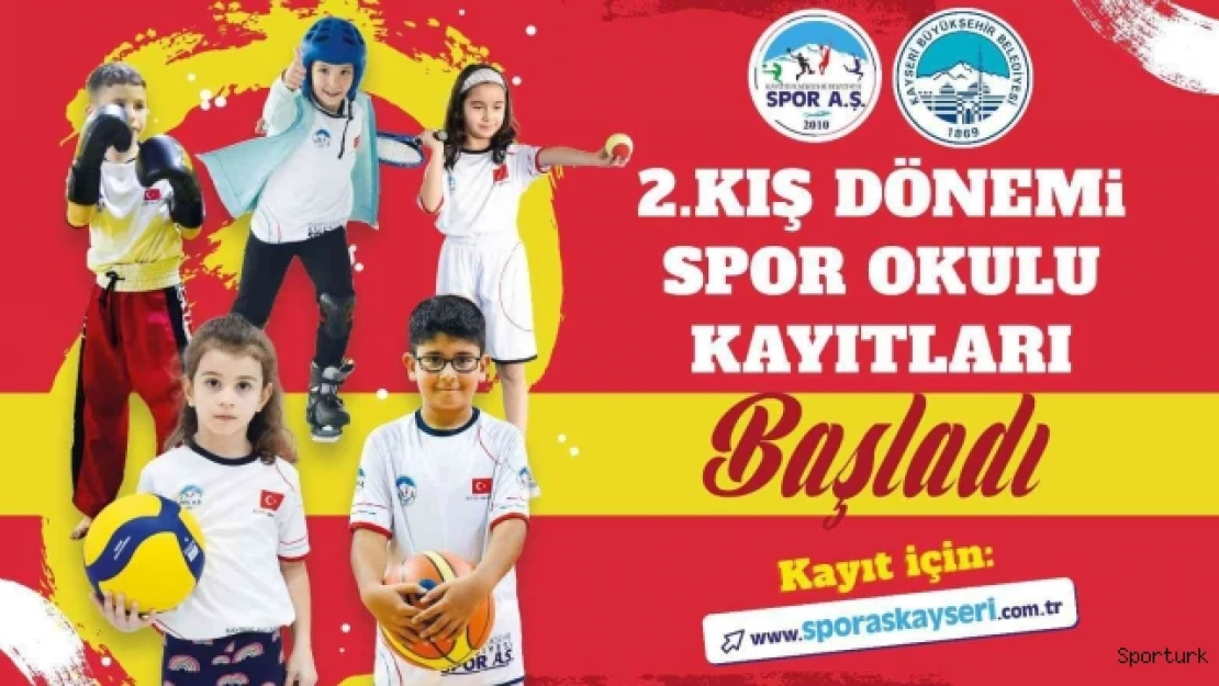 Spor A.Ş. 2. Kış Dönemi Spor Okulları Kayıtları Başladı