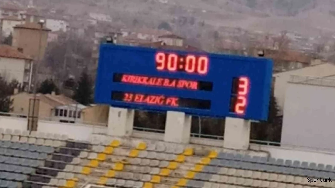 TFF 3. Lig: Kırıkkale BA: 3 - 23 Elazığ FK: 2