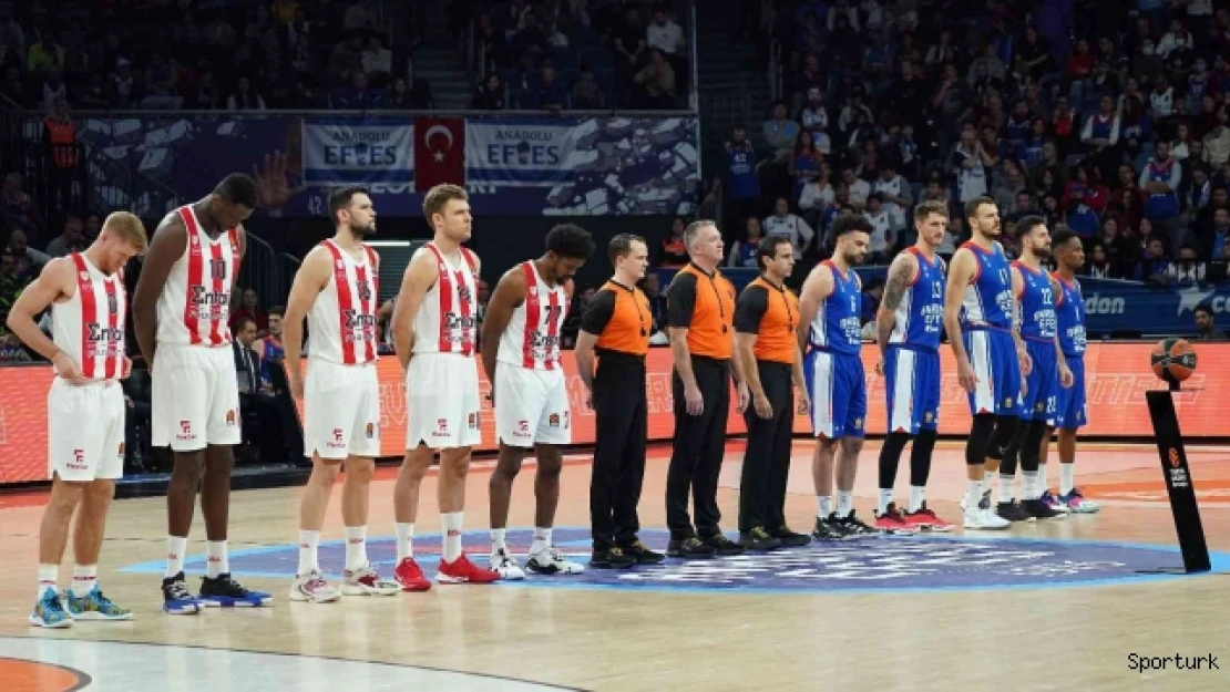 THY Euroleague: A. Efes: 82 - Olympiakos: 71