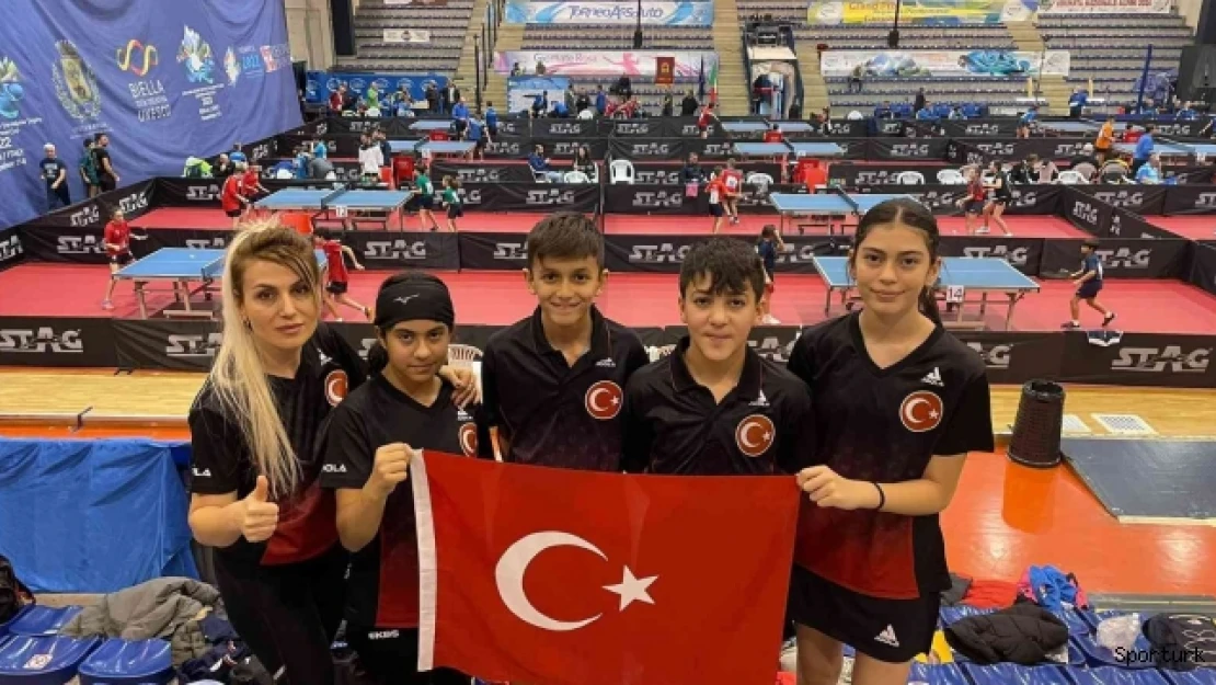 Türk milli takımının genç raketleri, Akdeniz Oyunları'na damga vurdu