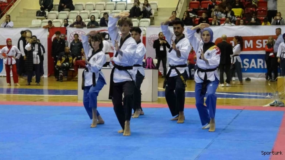 Türkiye Tekvando Poomsae Şampiyonası Isparta'da devam ediyor