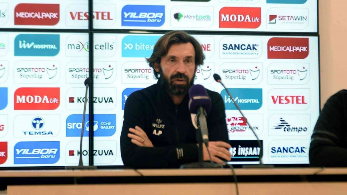 Andrea Pirlo: 'Tek negatif durum, maalesef bu maçtan puan çıkaramamamız oldu'