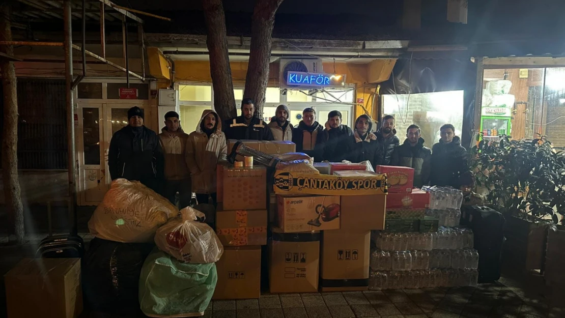 Çantaköyspor'da duyarsız kalmadı