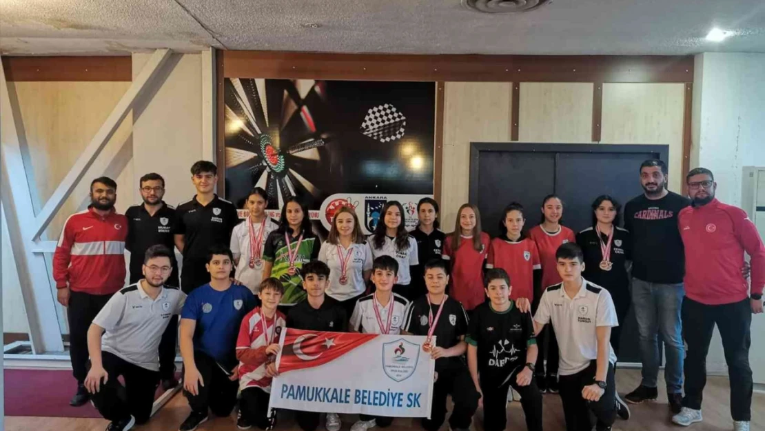 Denizlili dartçılardan 12 madalya