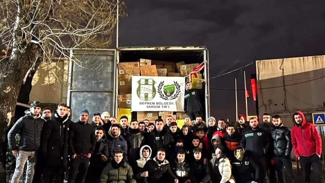 K.Çekmece'den 2 tır yola çıktı