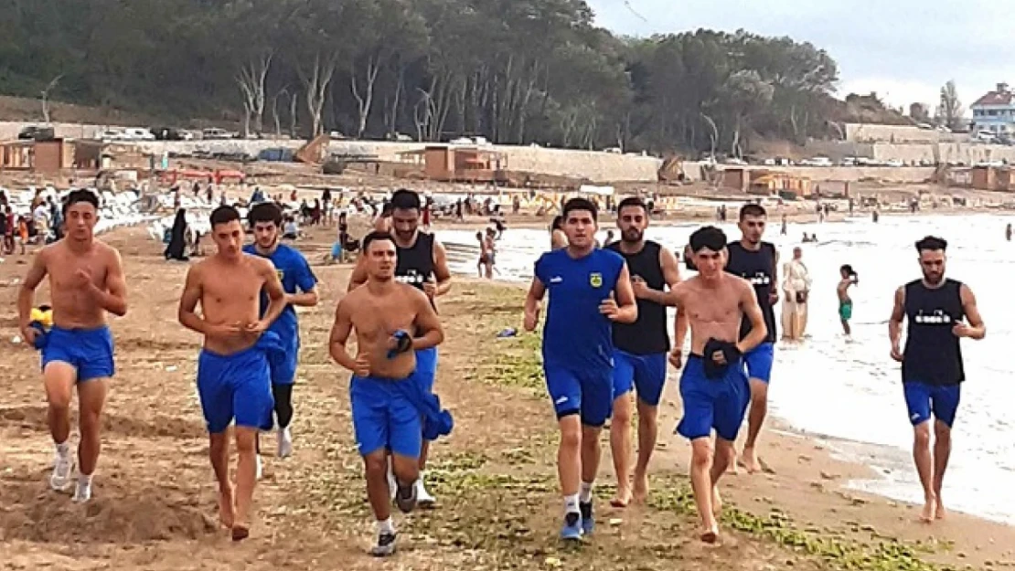 Şilespor'da önce kum sonra deniz