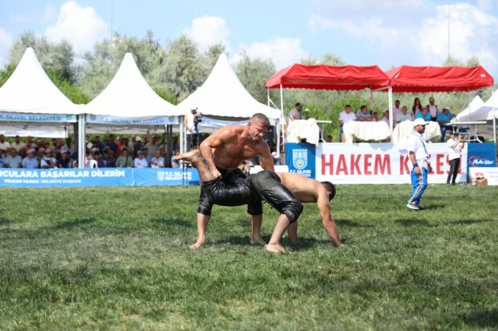 Silivri er meydanı Kırkpınar'ı aratmadı