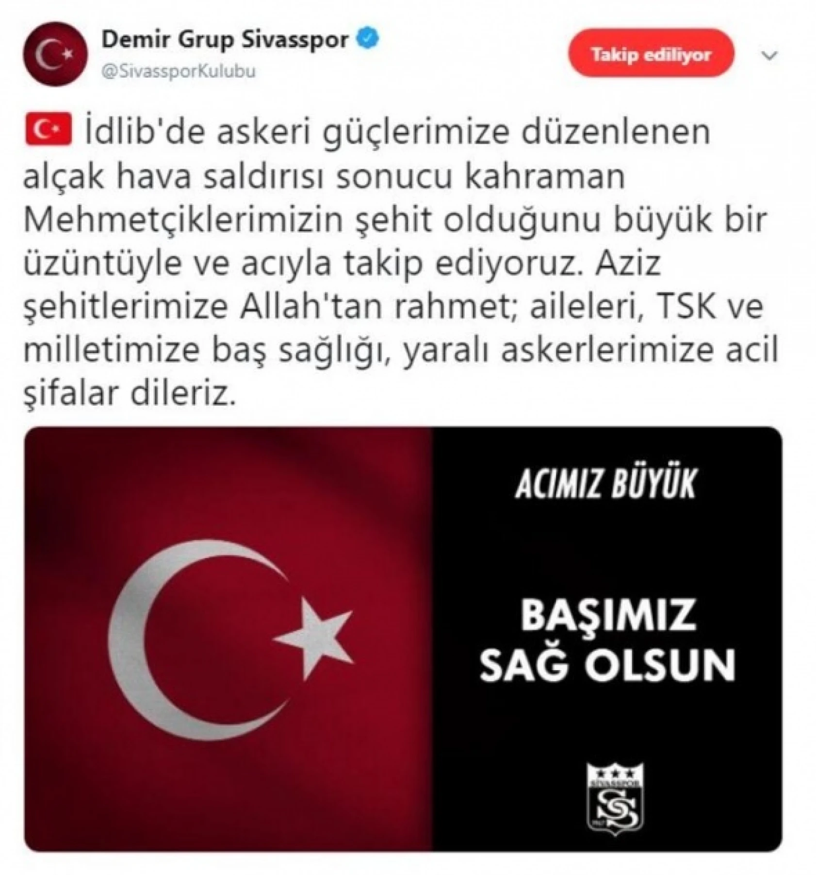 Spor dünyası şehitlerimize ağlıyor!