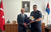 Başkan Şahin'den Jandarma Komutanı Ferhat Dağıstanlı'ya Ziyaret