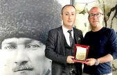 Gümüşyakaspor'dan Cemil Kızılkaya'ya Teşekkür Plaketi