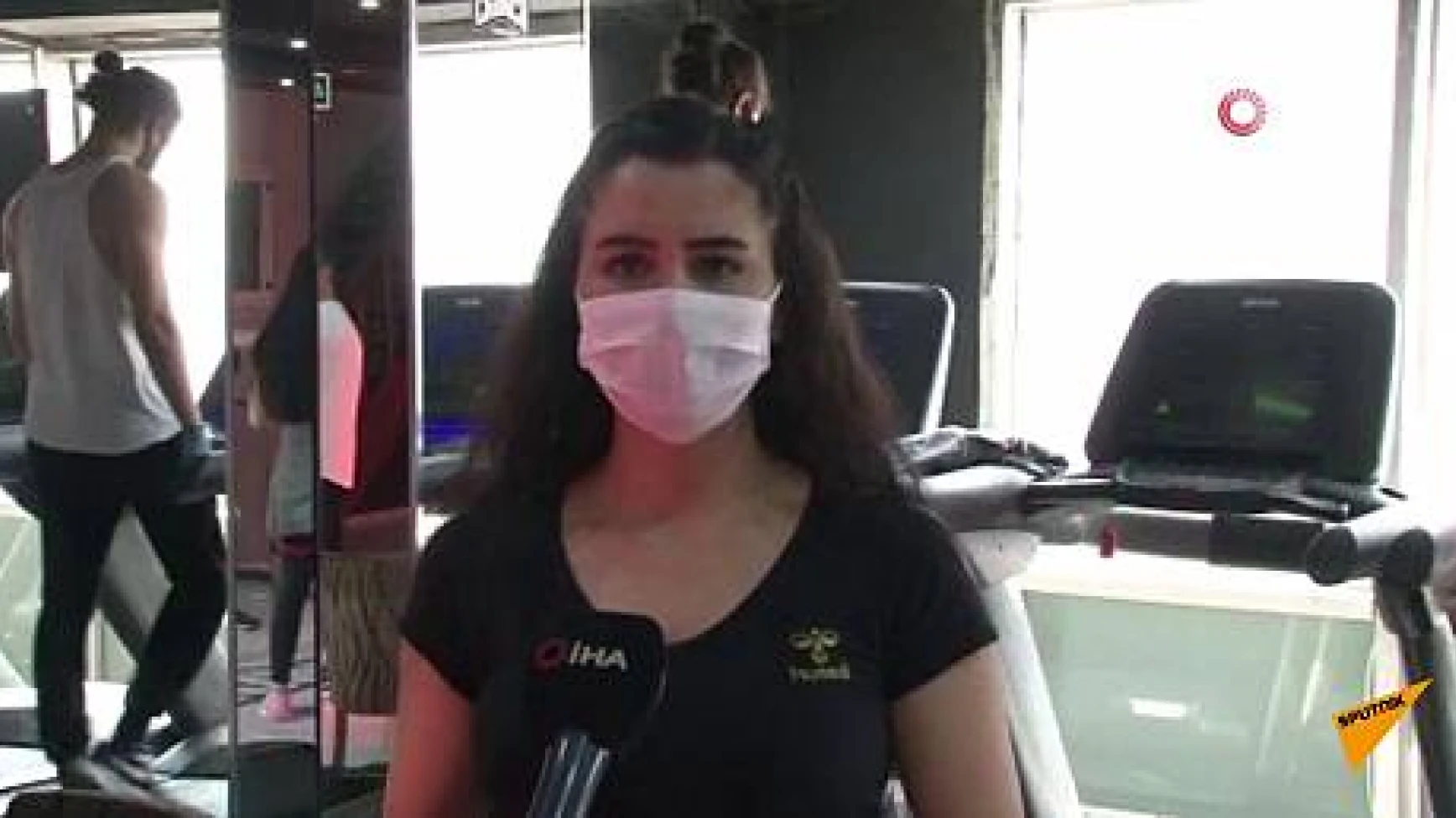 Spor salonları yeni tedbirlerle kapılarını açtı