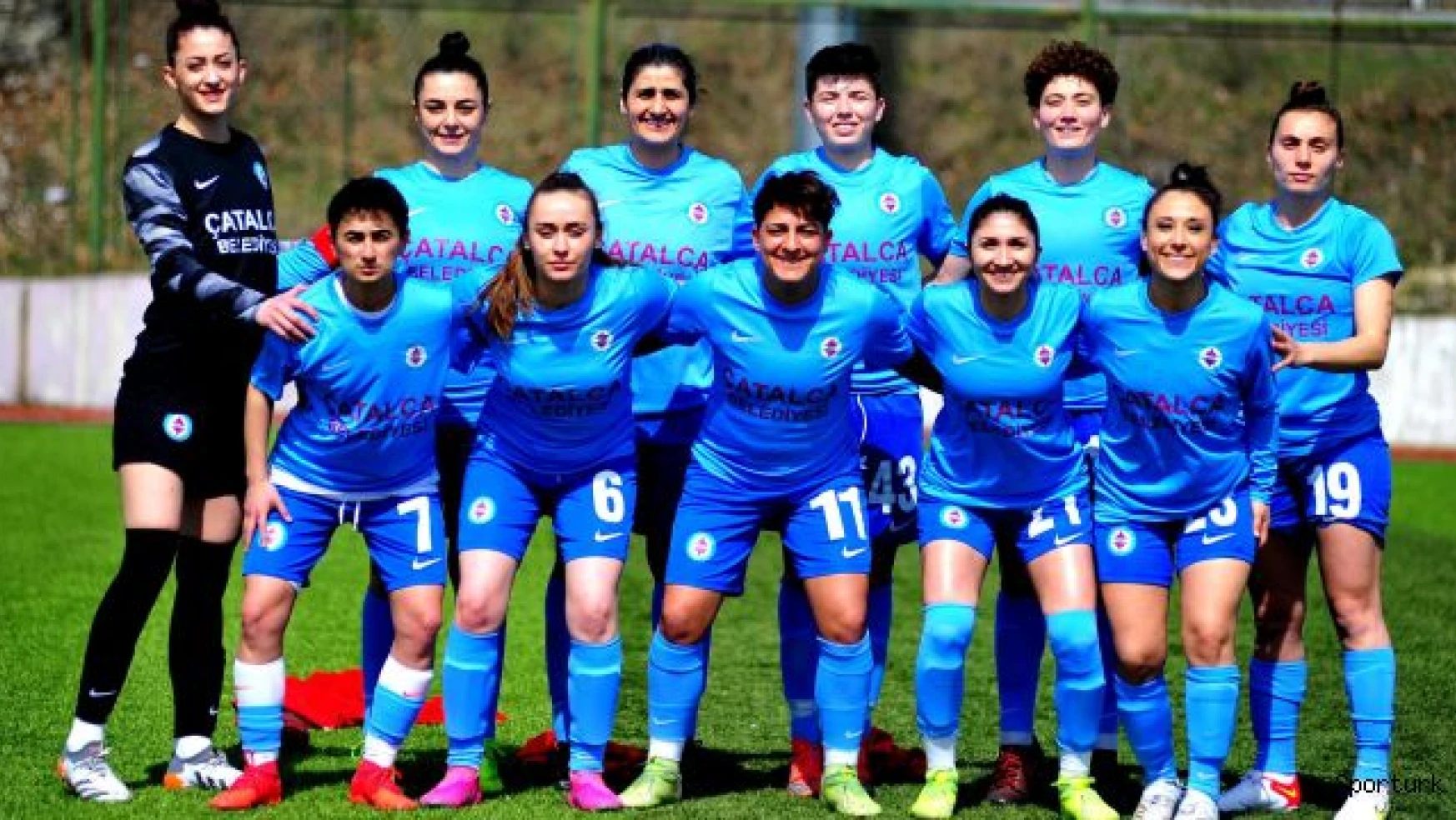 Çatalca'nın Kızları, Kayseri'de Yol'unu buldu: 7-0