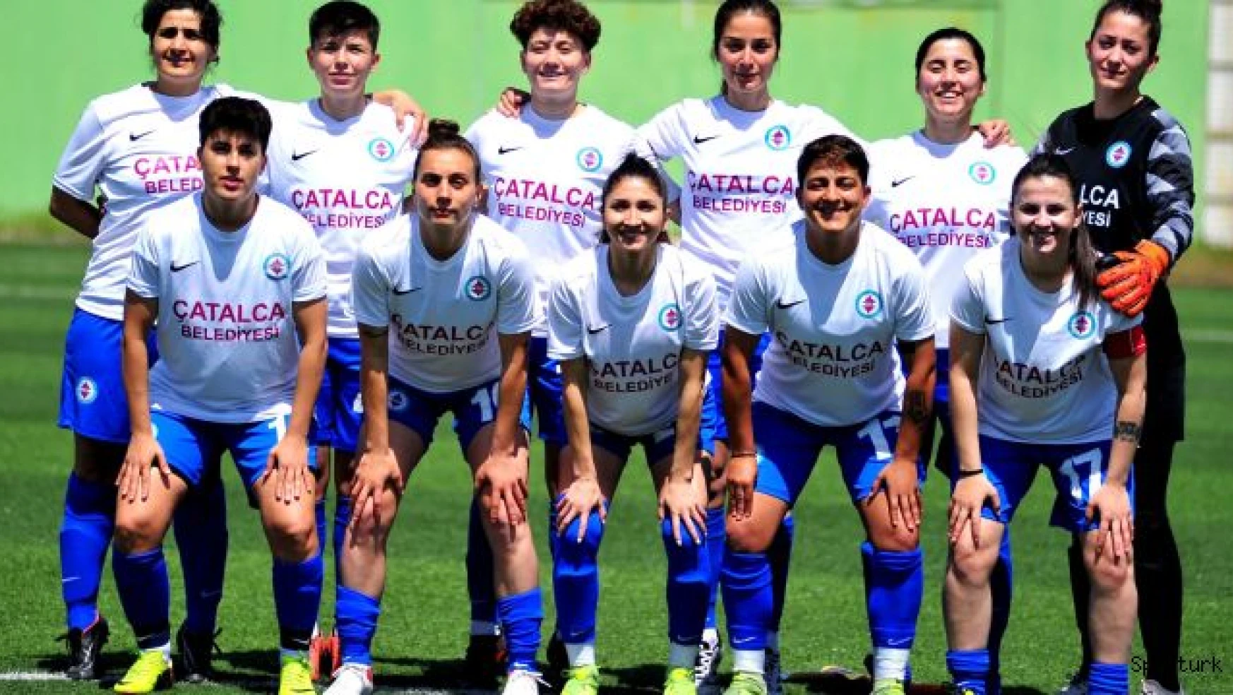 Çatalca'nın Kızlarından gol şov 16-0