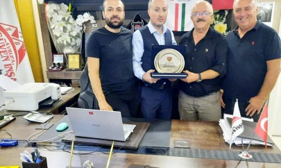 Alibeyspor'dan sponsoru Avrupa Güven İnşaat'a teşekkür
