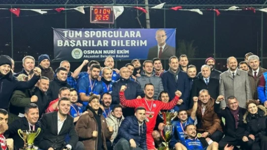 Trabzon'da belediyeler arası futbol turnuvası düzenlendi