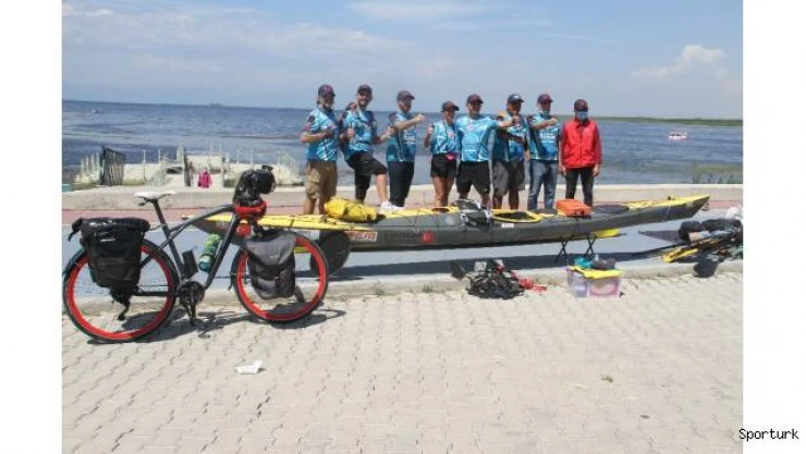 30 Ağustos Zafer Bayramı etkinlikleri için Beyşehir Gölü'nde bir araya geldiler