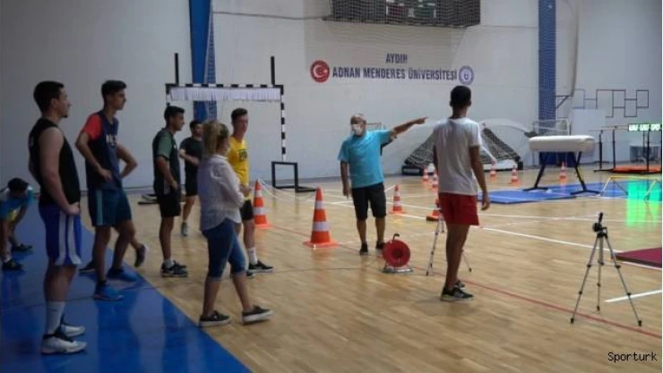 ADÜ Spor Bilimleri Fakültesi Özel Yetenek Sınavları'na hazırlanıyor