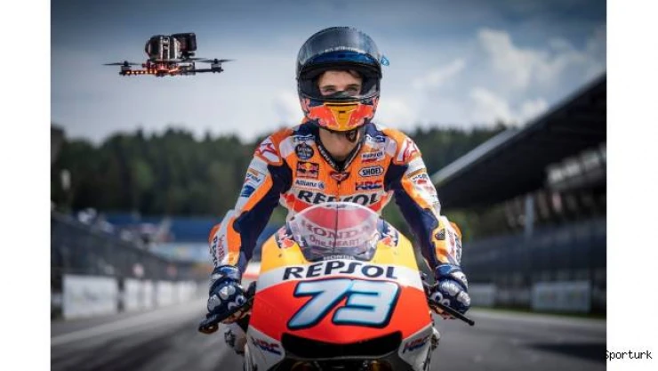 Alex Marquez drone'a meydan okudu