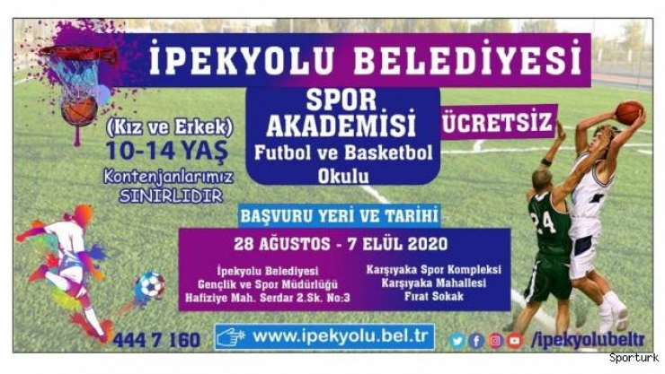 İpekyolu Belediyesi 'Spor Akademisi' açıyor