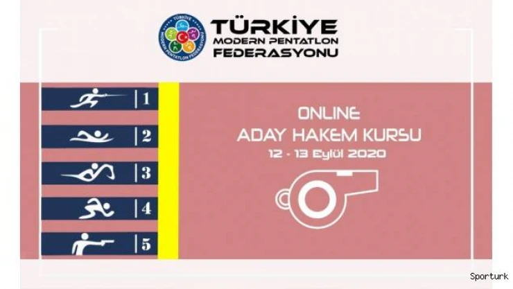 Modern Pentatlon Online Aday Hakem Kursu eylülde başlıyor