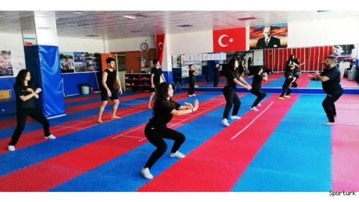 Yunusemreli sporcular antrenmanlarını aksatmıyor