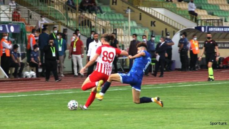 Gergin maçı Adıyaman kazandı 1-0