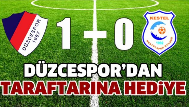 Düzcespor, Kestel engelini aştı 1-0