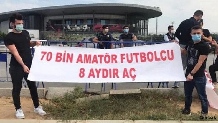 Amatör futbolcuların isyanı sosyal medyada gündem oldu